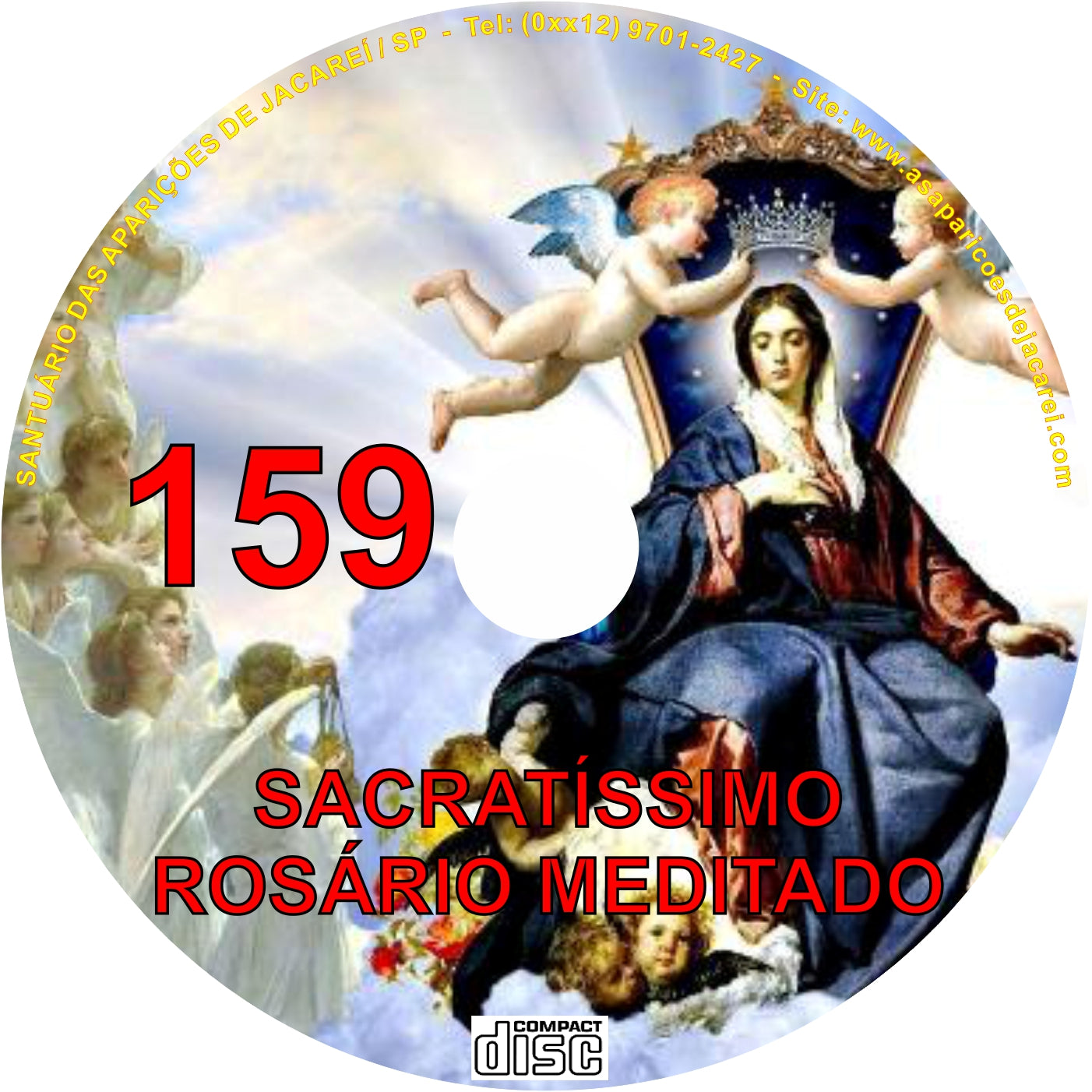 CD Rosário Meditado 159 CD Rosário Meditado 159
